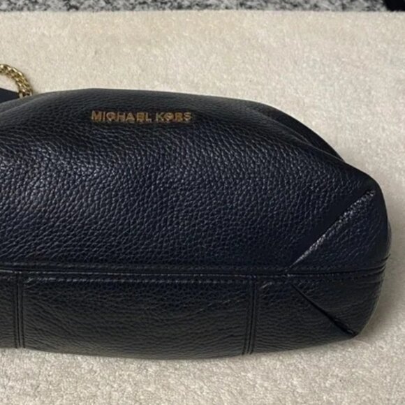 Michael Kors Black Leather crossbody bag EUC - Picture 8 of 13
